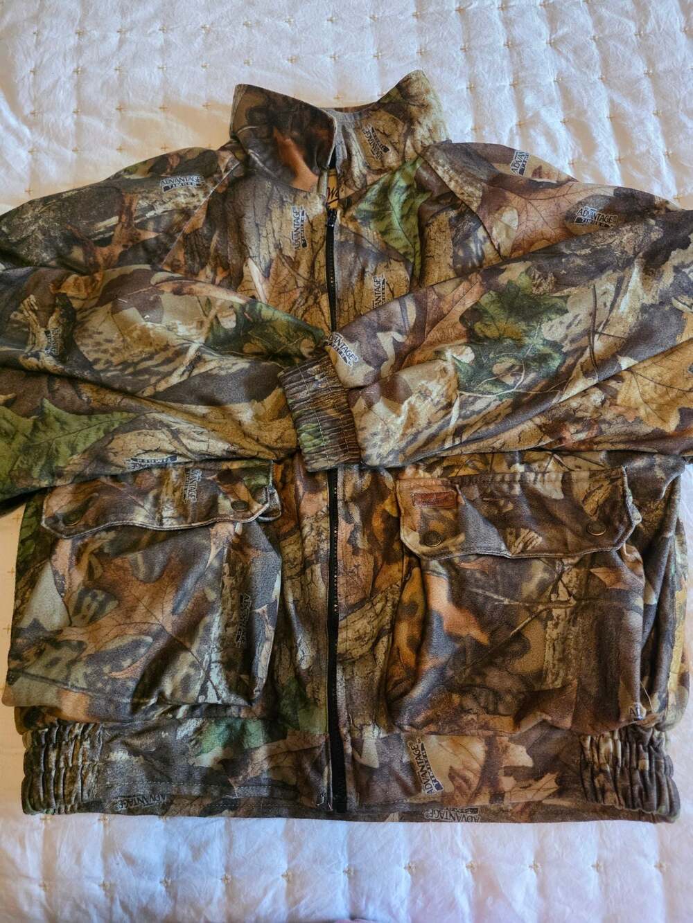 Vintage Woolrich Outdoor Guide Collection Advantage Timber Camo Insulated Huntin